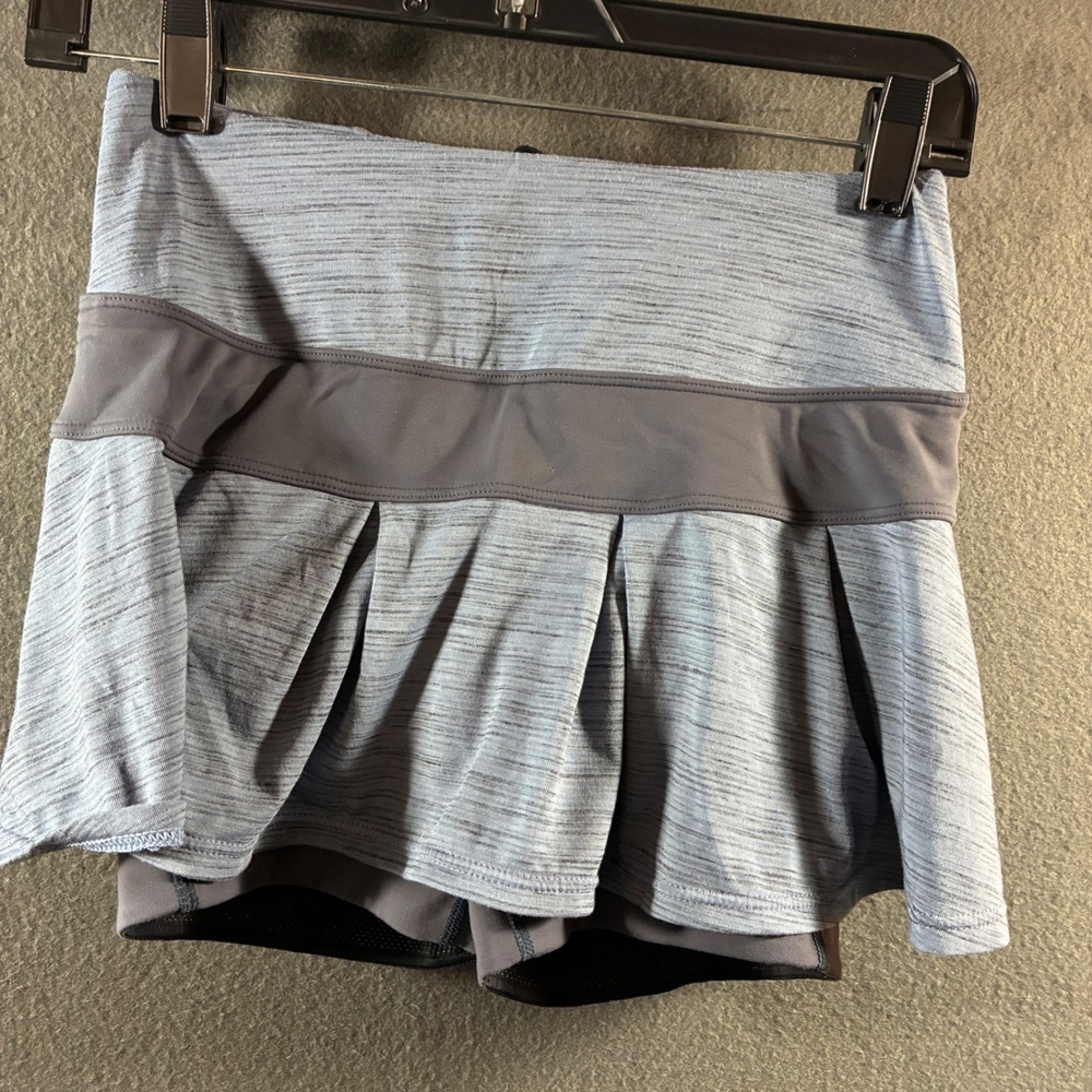 Skirt Sports women Skort xs Running Skirt Athletic Gray Space Dye XS